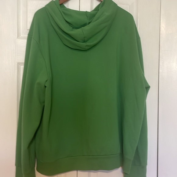 Green hoodie "by Black History Month" size Large - Picture 3 of 5